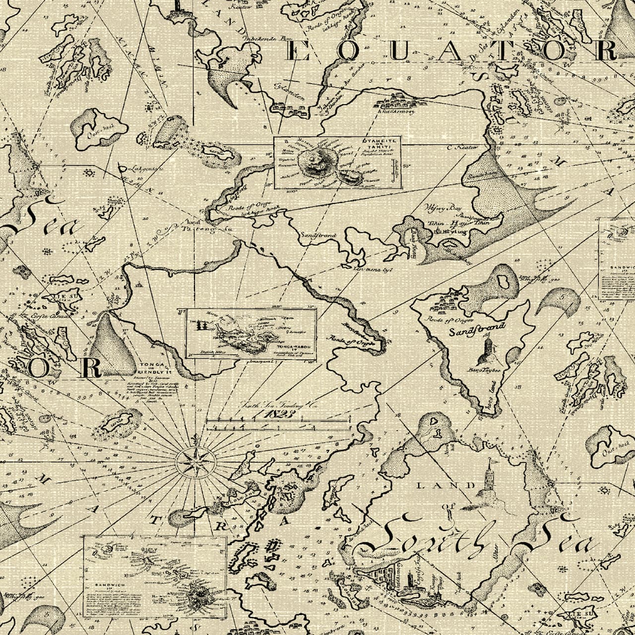 Tommy Bahama® Charted Course Peel & Stick Wallpaper